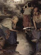 unknow artist The Washer Women oil painting reproduction